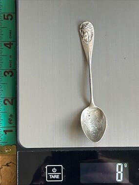 Vintage Decorative sterling silver .925 Collector Spoon “Wisconsin Dells “